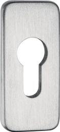 EDI Schlüsselrosette 0812/9003 Aluminium F1 Schildstärke 9 mm PZ käntig