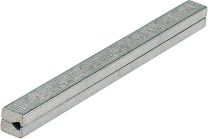HOPPE Vierkantstift Profilstift Vierkant 8 x 100 mm Eisen verzinkt 2-teilig