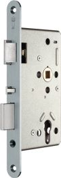 SSF Panik-Einsteckschloss Serie 21 APK Panik-Funktion E abgerundet 24/65/72/8 mm DIN links Edelstahl selbstverriegelnd