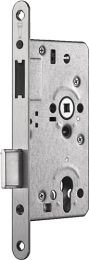 SSF Zimmertür-Einsteckschloss MG 50 SET PZW 20/ 55/72/8 mm DIN links/rechts Edelstahl abgerundet