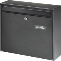 BURG-WÄCHTER Briefkasten Mail 5877 W Höhe 322 mm Breite 362 mm Tiefe 100 mm weiß Stahl DIN C4