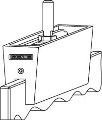 GEZE Glasklemmplatte EV1 bis 140 kg