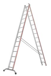 HYMER Mehrzweckleiter, zweiteilig 2x14 Sprossen (604528)