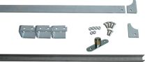 HBS-BETZ Laufschienen-Set 80787 Schienengröße 50x10mm Stahl verzinkt 105 oder 120 mm Rollen