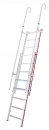 HYMER Einhänge-Schiebeleiter 2x8 Sprossen (609204)