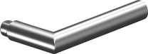 OGRO Feuerschutzdrückerlochteil 8906 ALU FS 9mm Aluminium F1 gerade Vierkant 9 mm