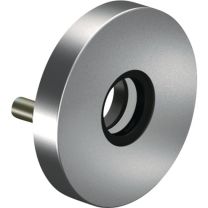 OGRO Drückerrosette 6501 23,5 DU ER Edelstahl ER Schildstärke 9 mm rund rund