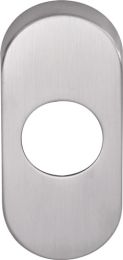 OGRO Drückerrosette 6621 AL Aluminium F1 Schildstärke 9 mm rund oval