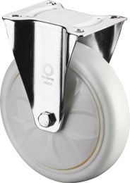 BS ROLLEN Bockrolle D.125mm Trgf.450kg Ku.Platte L138xB110mm Farbe Rl.weiß