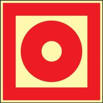 JeCo Brandschutzzeichen BGV A8 L148xB148mm Brandmelder Folie