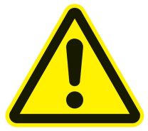 JeCo Warnzeichen ASR A1.3/DIN EN ISO 7010 200mm Warnung vor Gefahrenstelle Ku.