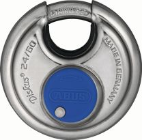 ABUS Zylindervorhangschloss 24IB/60 Schlosskörperbreite 60 mm Edelstahl verschiedenschließend