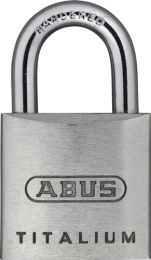 ABUS Zylindervorhangschloss 64TI/20 Schlosskörper-B.20mm Titalium versch.-schl.