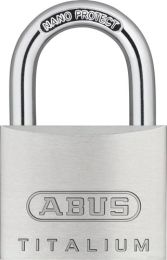 ABUS Zylindervorhangschloss 64TI/40 Schlosskörper-B.40mm Titalium versch.-schl.