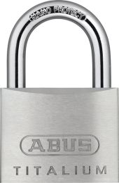 ABUS Zylindervorhangschloss 64TI/50 Schlosskörper-B.50mm Titalium versch.-schl.