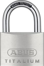 ABUS Zylindervorhangschloss 64TI/60 Schlosskörper-B.60mm Titalium versch.-schl.