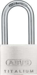 ABUS Zylindervorhangschloss 64TI/40HB40 gl Schlosskörper-B.40mm Titalium gl.6411