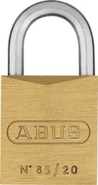 ABUS Zylindervorhangschloss 85/20 gl Schlosskörper-B.21mm MS gl.0393