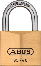 ABUS Zylindervorhangschloss 85/40 gl Schlosskörper-B.40mm MS gl.0709