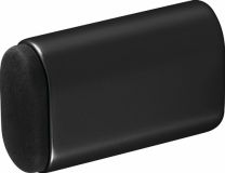 HERMETA Wandtürpuffer 4700 / 4702 / 4704 Aluminium schwarz eloxiert Länge 60 mm