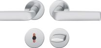 FSB Rosettengarnitur 12 1267 Edelstahl 6204 rund WC DIN links / rechts D/D