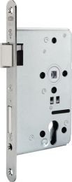BKS Panik-Einsteckschloss 1201 Panik-Funktion B abgerundet 24/55/72/9 mm DIN links Edelstahl