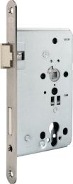 BKS Objekt-Einsteckschloss 0715 BAD 24/ 65/78/8 mm DIN links Edelstahl abgerundet Klasse 4