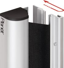 PLANET Fingerschutz Rollo FSR 6000 Quick Länge 2015 mm Bandgegenseite silberfarben eloxiert