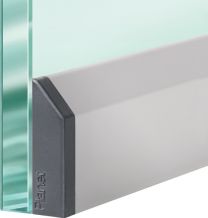 PLANET Türdichtung KG-SM-Set schmal 1-seitig Länge 834 mm Aluminium silberfarben eloxiert Glastüren