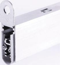 ELLEN Automatische Türbodendichtung EllenMatic Soundproof 1 seitig Länge 958 mm Breite 15 mm Aluminium blank silber mit Silikondichtung