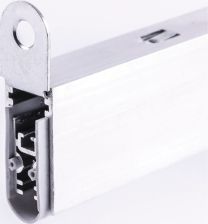 ELLEN Automatische Türbodendichtung EllenMatic Soundproof 1 seitig Länge 1083 mm Breite 15 mm Aluminium blank silber mit Silikondichtung