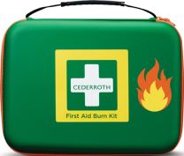 CEDERROTH Erste-Hilfe-Tasche bei Verbrennungen B305xH245xT86ca.mm grün