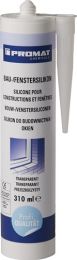 PROMAT CHEMICALS Bau-/Fenstersilikon transp.310 ml Kartusche