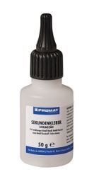 PROMAT CHEMICALS Sekundenkleber schlagzäh 50g schwarz Flasche