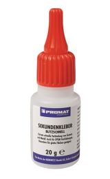 PROMAT CHEMICALS Sekundenkleber blitzschnell 20g farblos Flasche