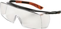 UNIVET Schutzbrille 5X7010000 EN 166,EN 170 FT K Bügel schwarz,Scheibe klar PC