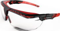 HONEYWELL Schutzbrille Avatar OTG Bügel schwarz/rot,Scheibe klar PC