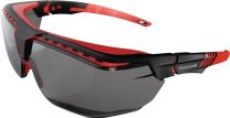 HONEYWELL Schutzbrille Avatar OTG Bügel schwarz/rot,Scheibe grau PC