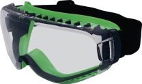 PRO FIT Vollsichtbrille T-Spex 8114 EN 166 EN 170 Rahmen schwarz/grün,Scheibe klar