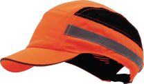 PRO FIT Anstoßkappe PLUS Base-Cap 52-65cm neonorange EN 812:2012