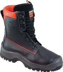 JeCo Forstsicherheitsstiefel NoRisk Gr.42 schwarz/orange Leder S3 SRC EN20345/EN17249