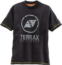 TERRAX Herren T-Shirt Terrax Workwear Gr.M schwarz/limette