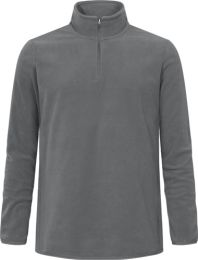 PROMODORO Fleece Troyer Größe XL steel-grey