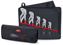 KNIPEX Zangenschlüsselset Inh.5-tlg.verchr.Rolltasche