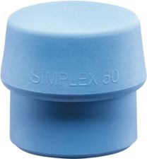 HALDER Schonhammerkopf SIMPLEX Kopf-Ø 30mm TPE-soft blau weich