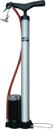 JeCo Handluftpumpe 600mm m.Manometer (7 bar) Alu.