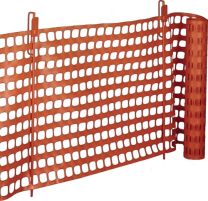 WEMAS Fangzaun Thermoplast L.50m H.1m verkehrsorange 6kg