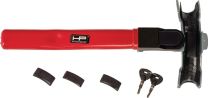 JeCo Lenkradschloss Rotary Lock G.1kg L480xB110xH85mm rot