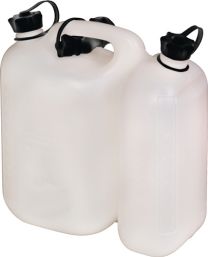 HÜNERSDORFF Kraftstoffdoppelkanister Inh.5,5+3l natur HDPE