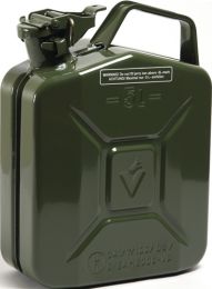 VALPRO Kraftstoffkanister 5l Olivgrün RAL 6003 Stahlbl.0,9mm L230xB120xH310mm